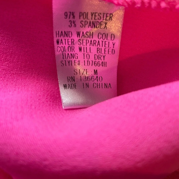 L’Atiste Hot Pink Sleeveless Fit and Flare Mini Dress Size Medium - Picture 12 of 12